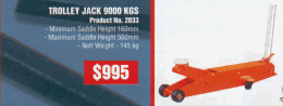 9000KGS TROLLEY JACK